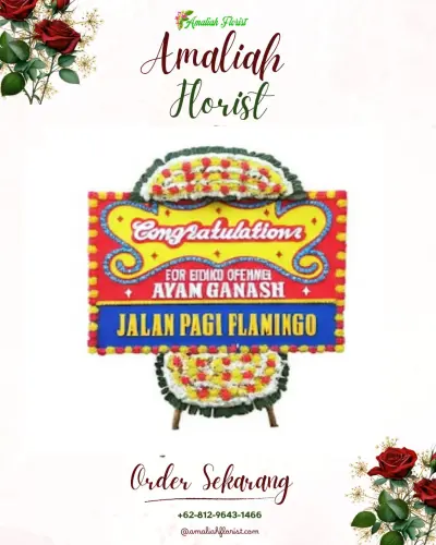 Bunga Papan Congratulation di Petojo Utara